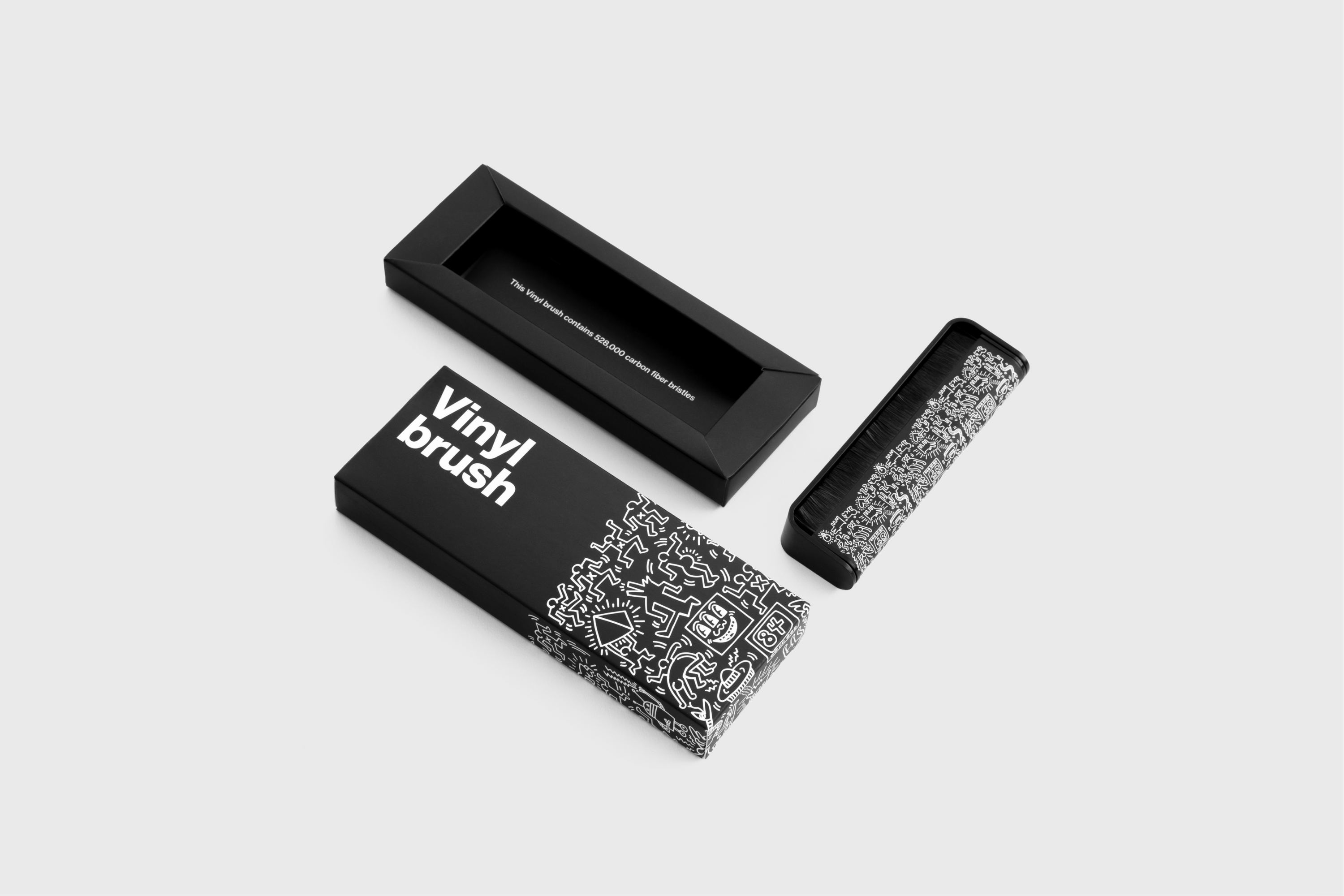 Keith Haring anti-static vinyl brush